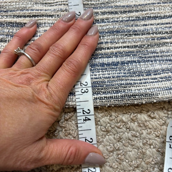 Halogen Brand Knee Length Jacquard Skirt Lined Size 8 Cotton Blend - Picture 7 of 9